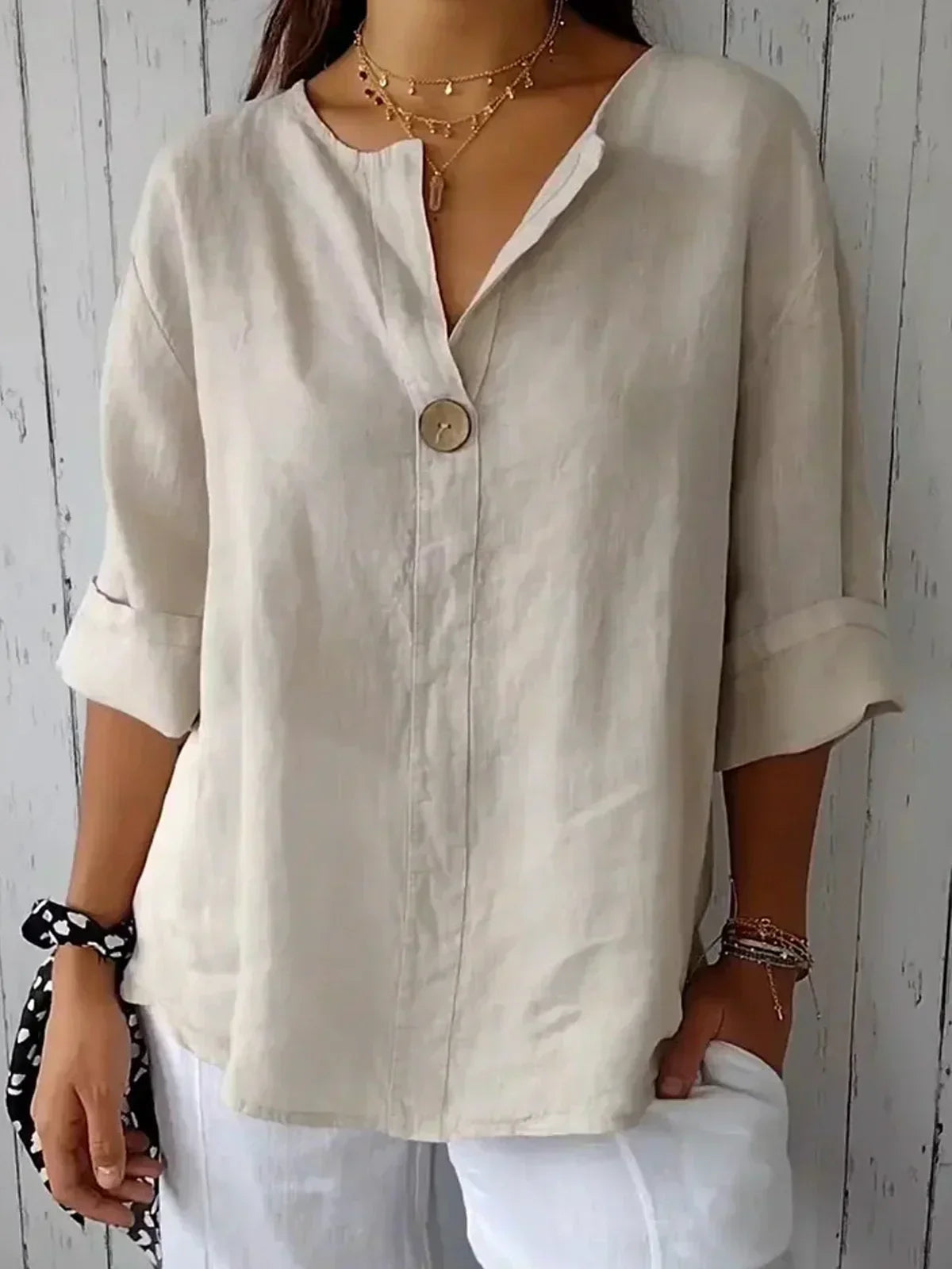 ISALIE – Losvallende blouse met chique uitstraling en moeiteloze flair