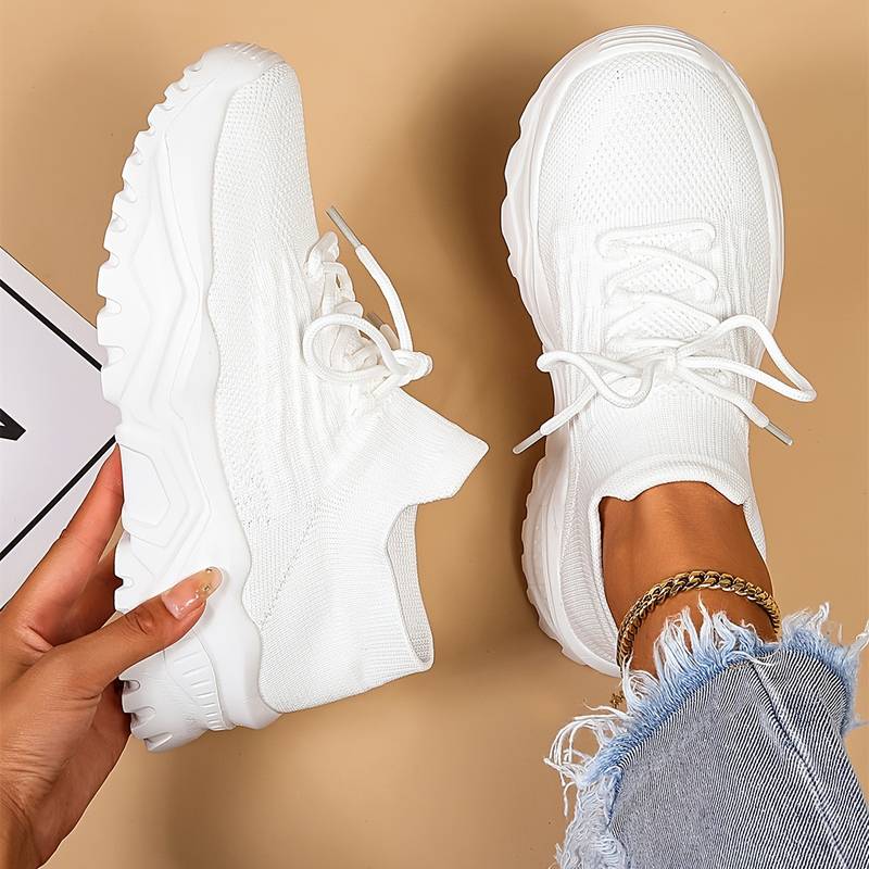 Dames - Orthopedische Sneakers - Geheugenschuim en Voetsteun - Comfortabele Demping - Stijlvolle Wandelervaring