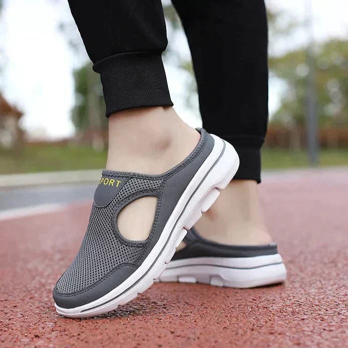 Dames - Orthopedische Slip-On Slippers - Ademend Mesh Geheugenschuim - Comfortabele Slippers - Voetgezondheid Slippers
