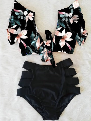 Dames - Bikini Set - Hoge Taille - Comfortabele Zwemkleding - Zomer Must-Have