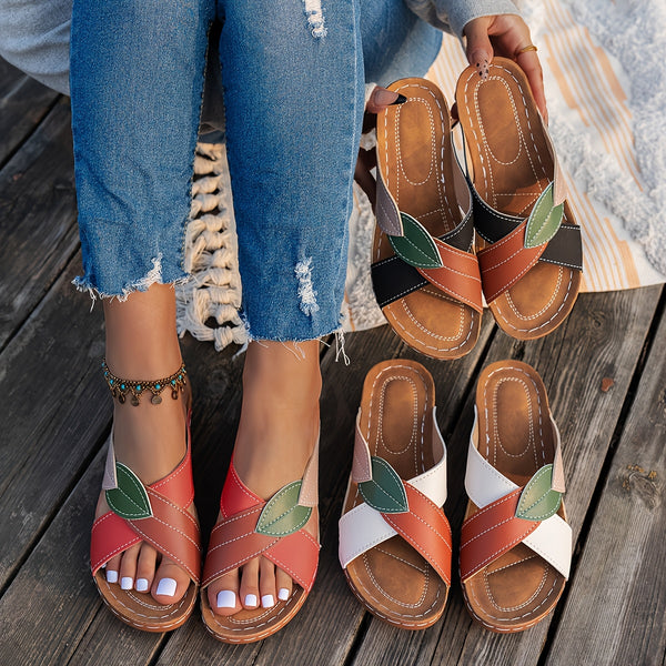 Dames - Orthopedische Sandalen - Ondersteunende Wedge Hak - Comfortabele Schoenen - STIJLVOL