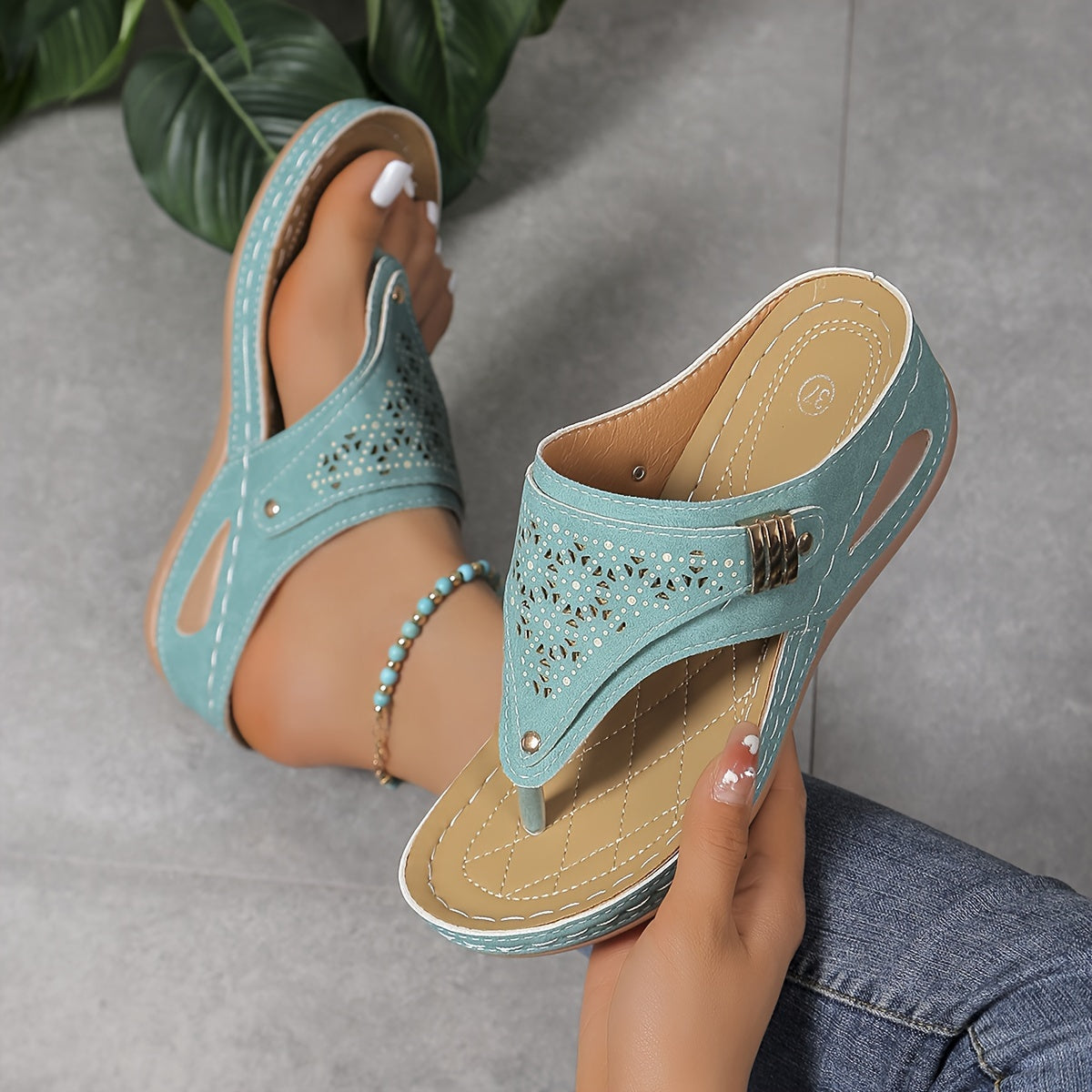 Vrouwen - Platform Sandalen - Orthopedische Slip-On - Comfortabele Stijl - ELEVATE