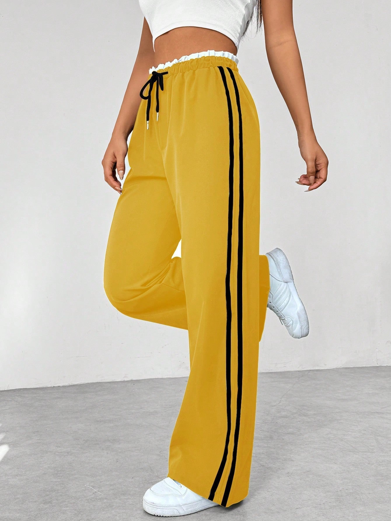 Dames - Sportbroek - Loose-Fit Met Rechte Pijp - Comfortabele Pasvorm - STADSE FLOW