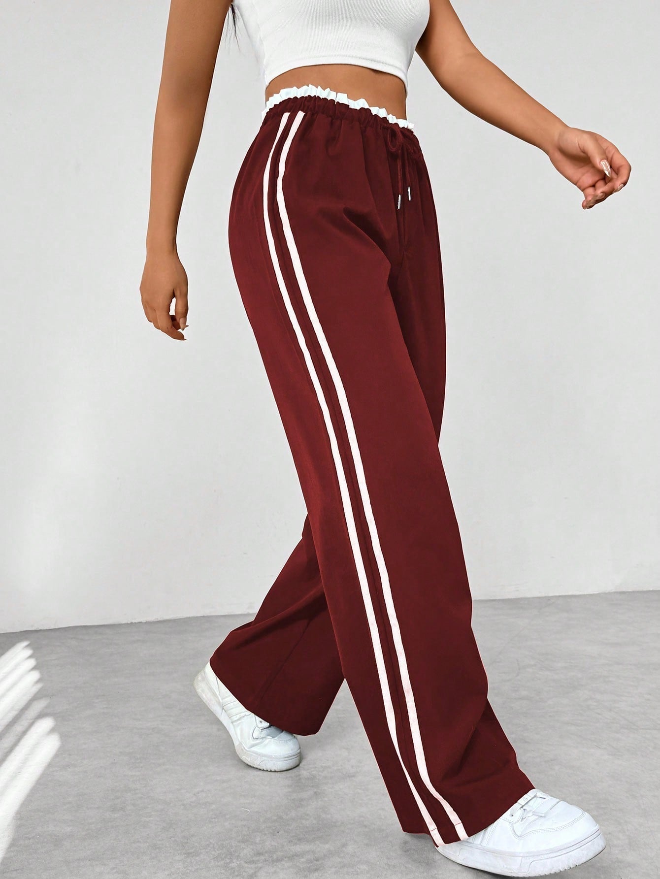 Dames - Sportbroek - Loose-Fit Met Rechte Pijp - Comfortabele Pasvorm - STADSE FLOW
