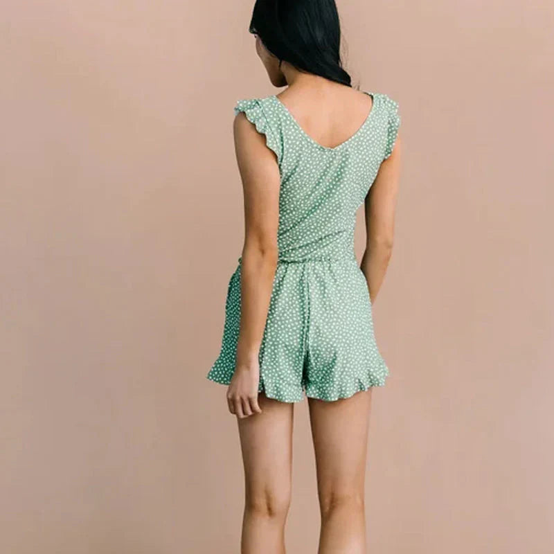 Dames - Badpak Romper - Ingebouwde BH - Stijlvolle Zwemmode - ELEGANTE ZOMER