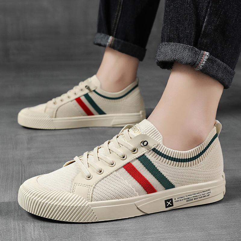 Heren - Ademend Gebreide Sneakers - Lichtgewicht Ontwerp - Casual Wandel- en Hardloopschoenen - MODERNE STAP