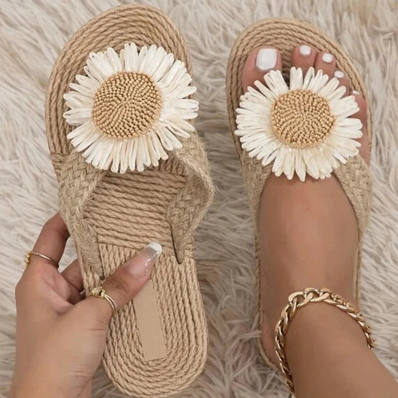 Handgeweven Sandalen - Dames - Hoogwaardige Materialen - Comfortabele Stijl - ADA