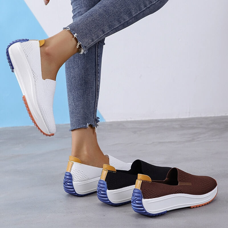 Vrouwen - Orthopedische Wandelschoenen - Ademend Mesh - Lichtgewicht Ondersteuning - Comfortabele Dames Sneakers