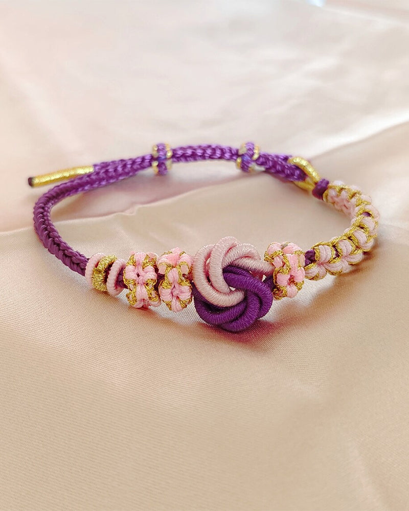 HANAMI – Armband met Knoop van Perzikbloesem