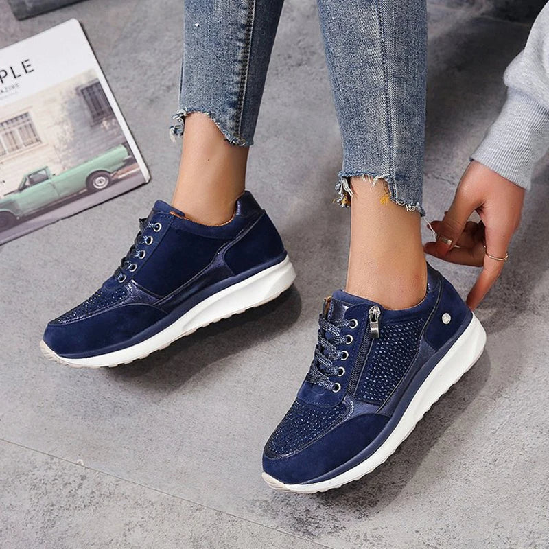 Sneakers - Dames - Kristallen - Kristallen Sneaker - LuxeLift
