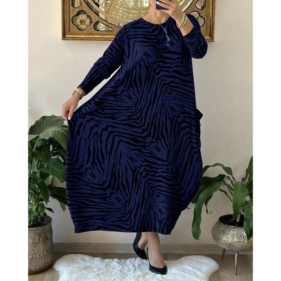 Vrouwen - Losse Damesjurk - Dierenprint - Casual Zomeroutfit - ELEGANTE STIJL
