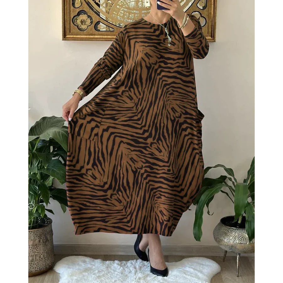 Vrouwen - Losse Damesjurk - Dierenprint - Casual Zomeroutfit - ELEGANTE STIJL