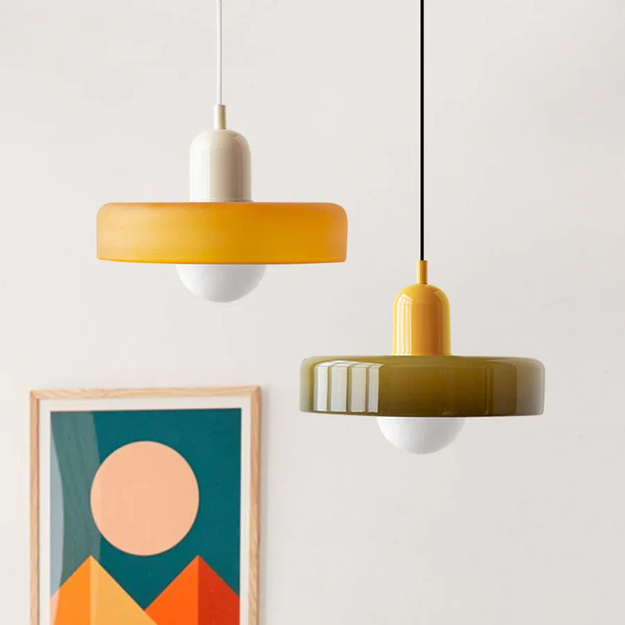 NORDLITE - Scandinavische glazen plafondhanglamp