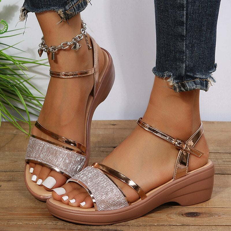 Dames - Orthopedische Sandalen - Comfortabele Romeinse Stijl - Ondersteuning voor Gezonde Voeten