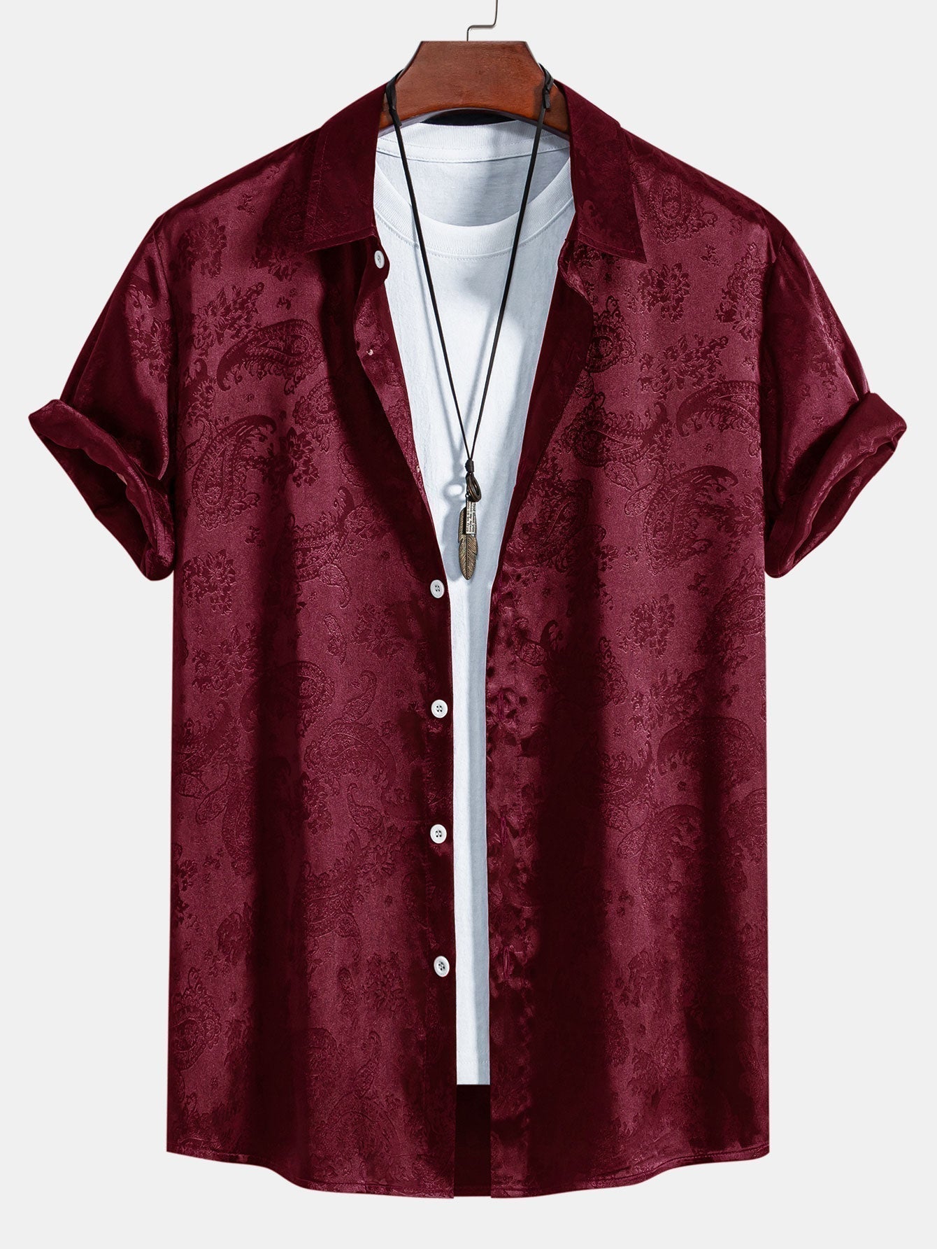 Heren - Casual Overhemd - Relaxte Fit - Subtiele Structuur - NONCHALANTE EDGE