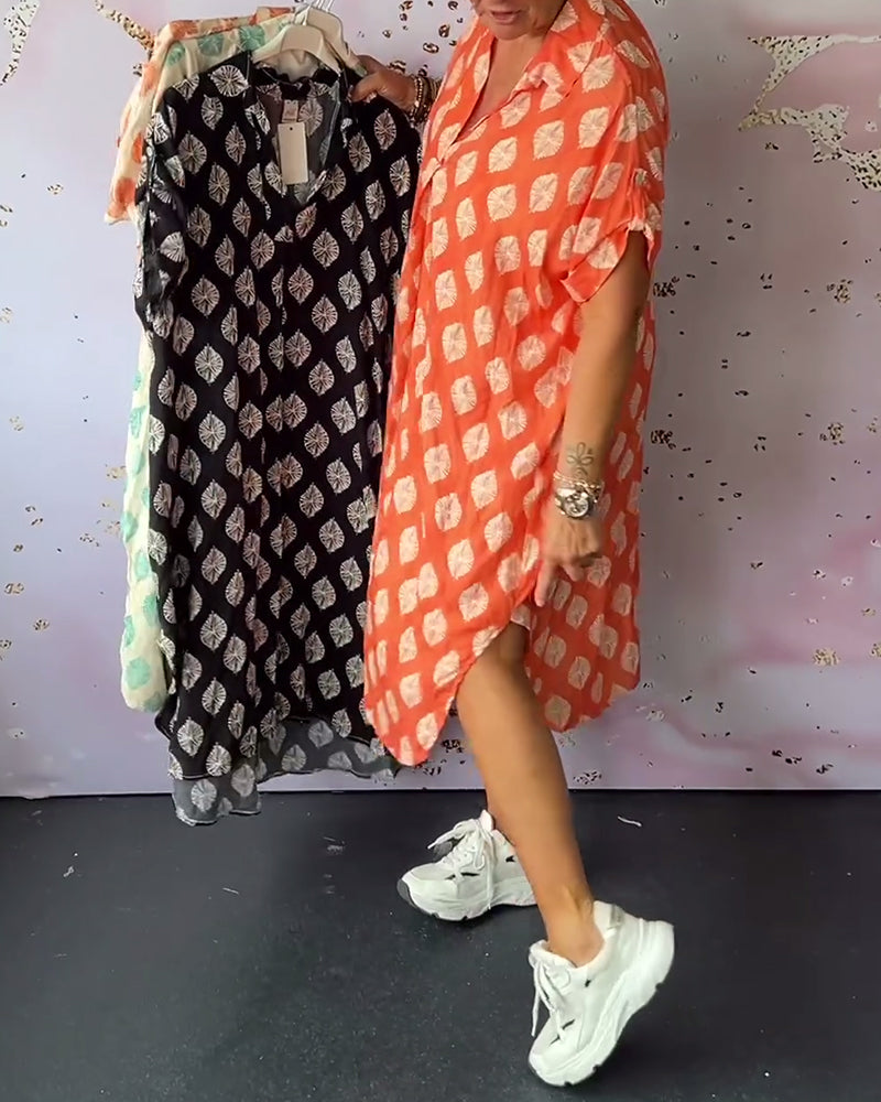 Dames - Zomerjurk - Luchtige Pasvorm - Elegante Stijl - MODERNE ZOMER