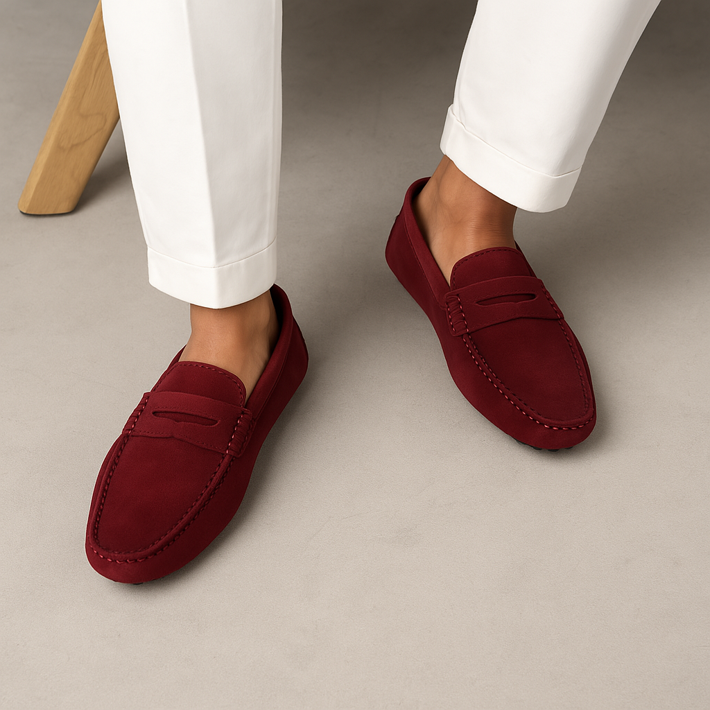 Suède Loafers - Heren - Premium Suede - Heren Loafers - Solvo