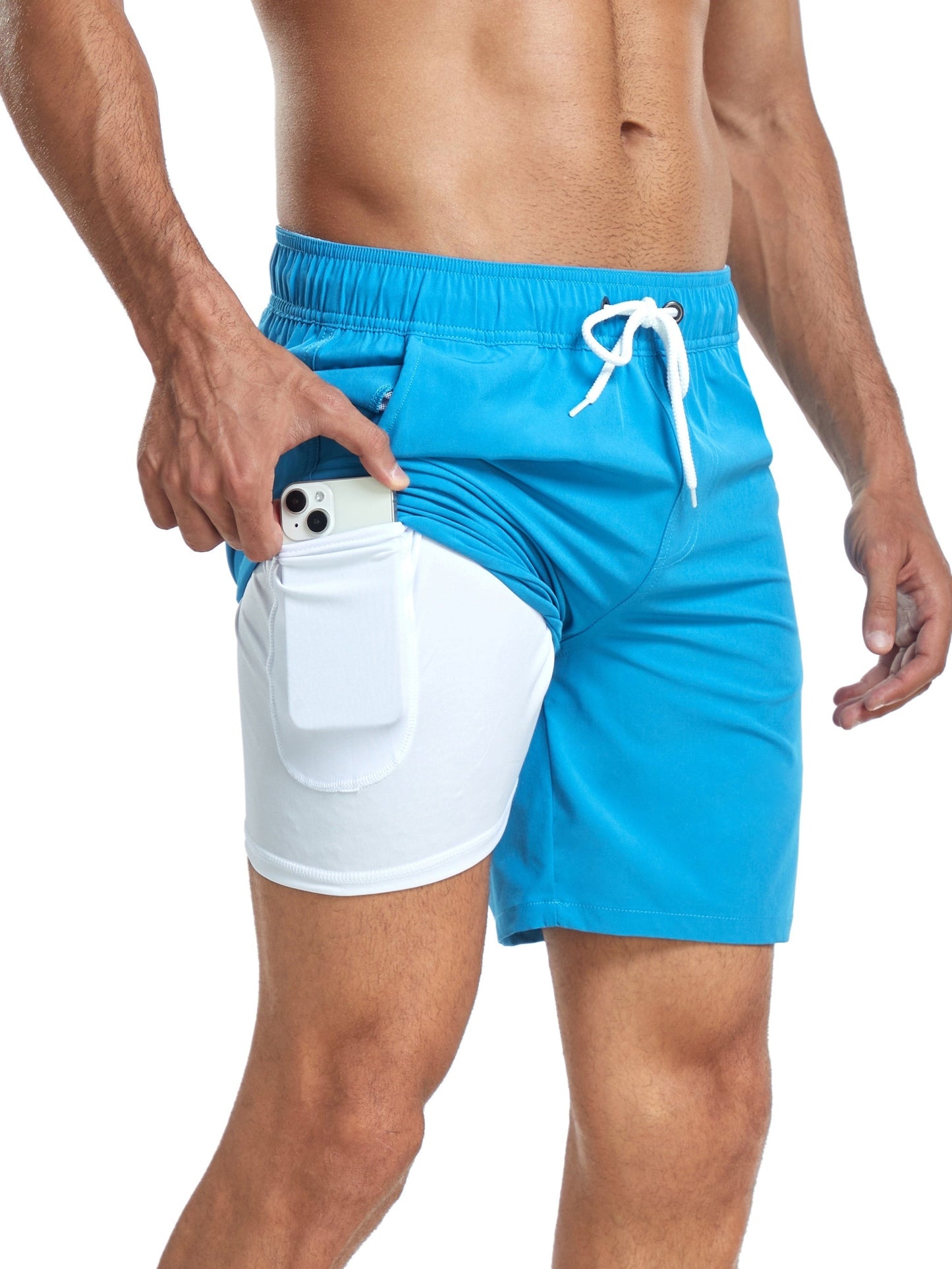Heren - Zwemshort - Elastische Taille met Binnenbroekje - Functioneel Zwemmen - AQUA PERFORMANCE