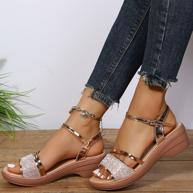 Dames - Orthopedische Sandalen - Comfortabele Romeinse Stijl - Ondersteuning voor Gezonde Voeten
