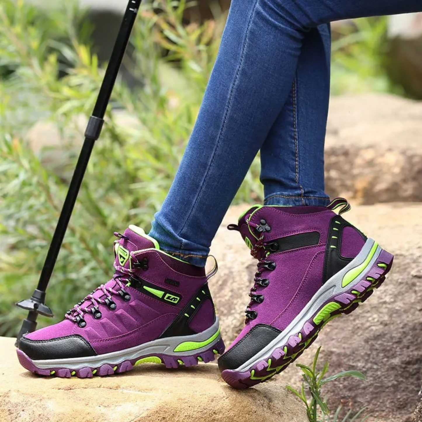 Orthopedische heren wandelschoenen met vetersluiting – Terralyn ProStep
