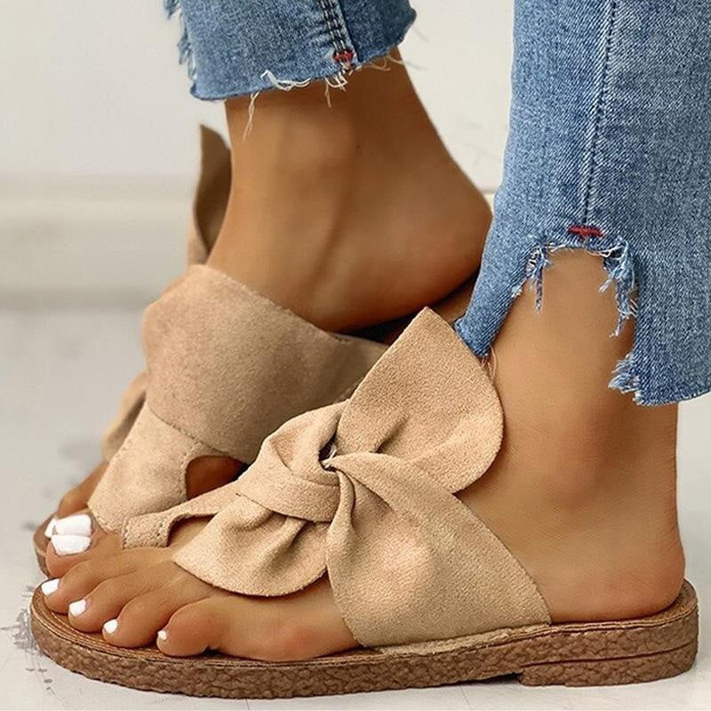 Sandalen - Dames - Orthopedische Zool - Ultiem Comfort - Elegante Strik