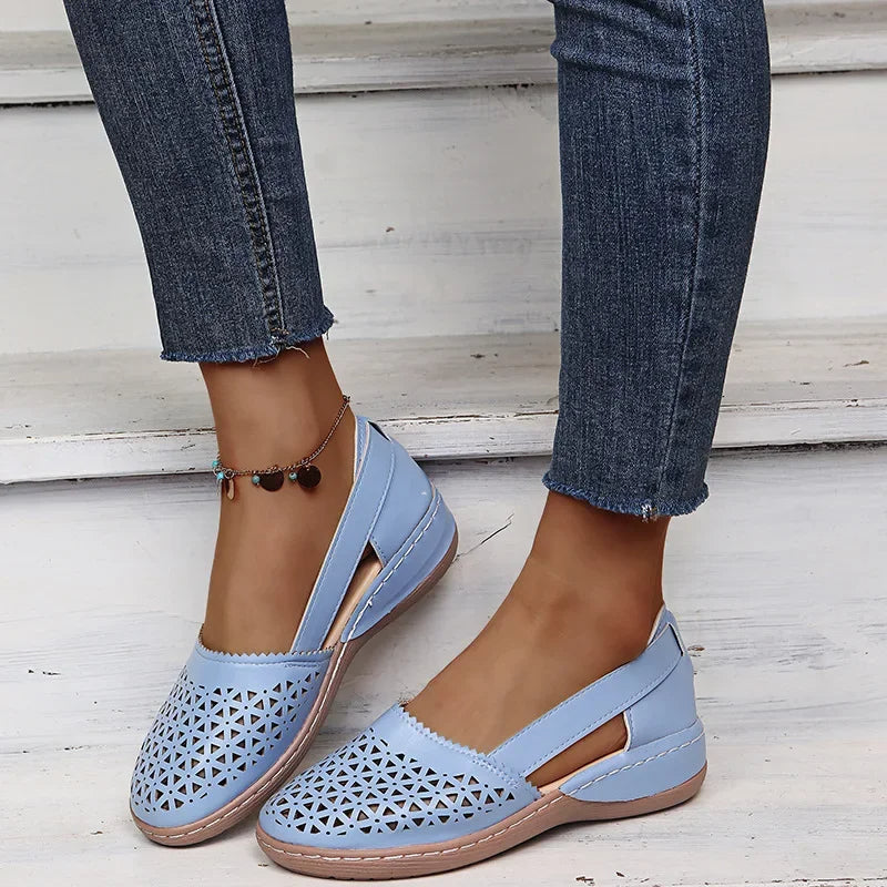 Wedge Sandalen - Dames - Instap - Vintage Zomer - RetroWedge