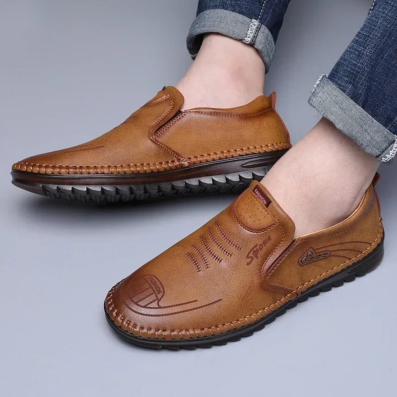 Leren Loafers - Heren - Kunstleer - Stijlvolle Loafers - Via