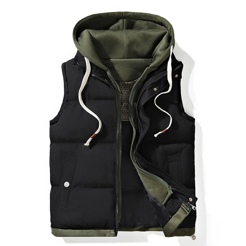 Puffervest - Heren - Capuchon - PufferHeren - Stoere Puffer