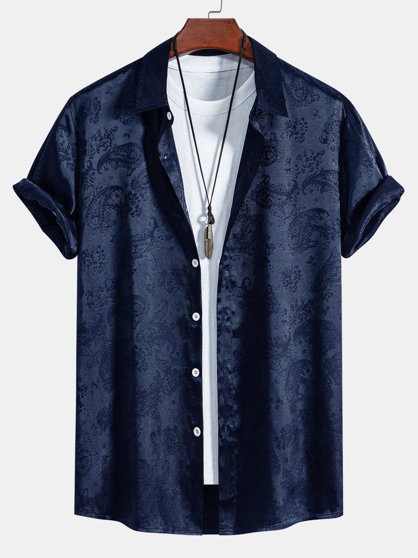 Heren - Casual Overhemd - Relaxte Fit - Subtiele Structuur - NONCHALANTE EDGE
