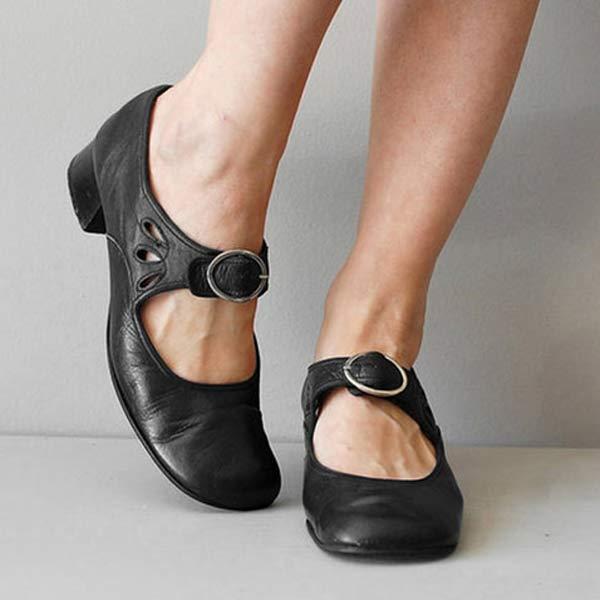 Vrouwen - Vintage Orthopedische Schoenen - Ronde Teen - Steun Voor De Voet - ELEGANT