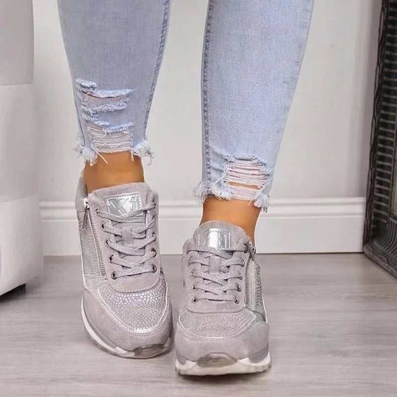 Sneakers - Dames - Kristallen - Kristallen Sneaker - LuxeLift