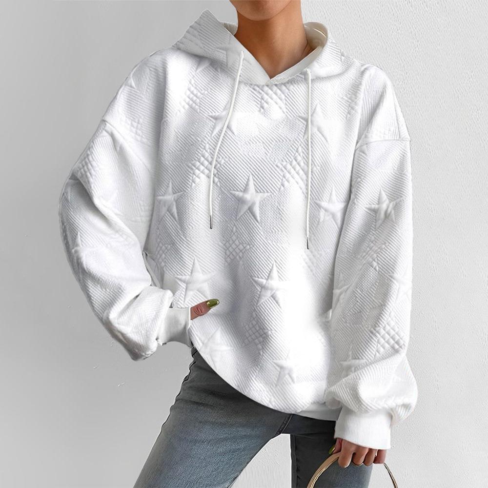 ASTRA - Oversized hoodie met sterrenborduursels