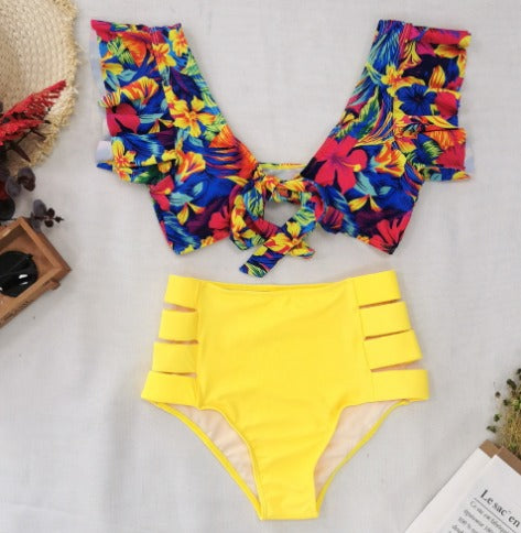 Dames - Bikini Set - Hoge Taille - Comfortabele Zwemkleding - Zomer Must-Have