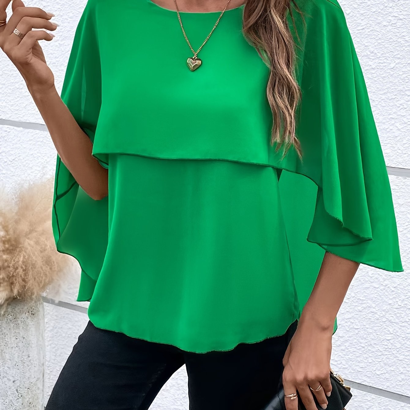 Vrouwen - Chiffon Blouse - Lichtgewicht Stof - Elegante Top - AMELITH EDGE