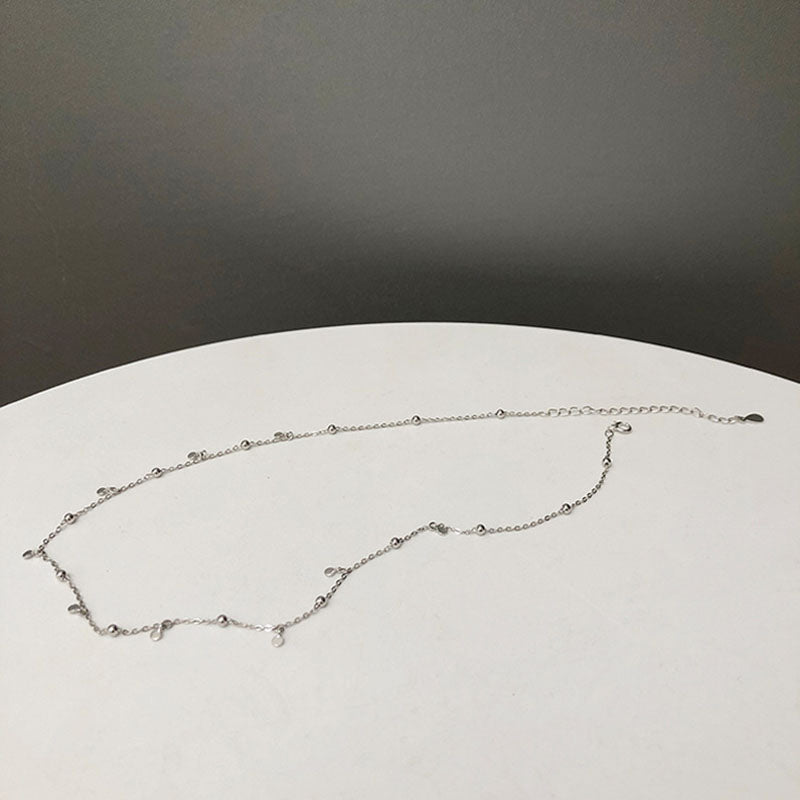 Fijne Dames Choker Ketting met Druppelaccenten voor Elegante Gelegenheden – LILA GLOW