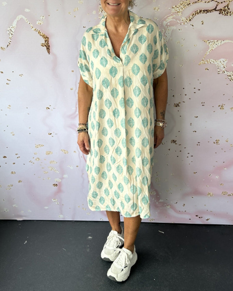 Dames - Zomerjurk - Luchtige Pasvorm - Elegante Stijl - MODERNE ZOMER