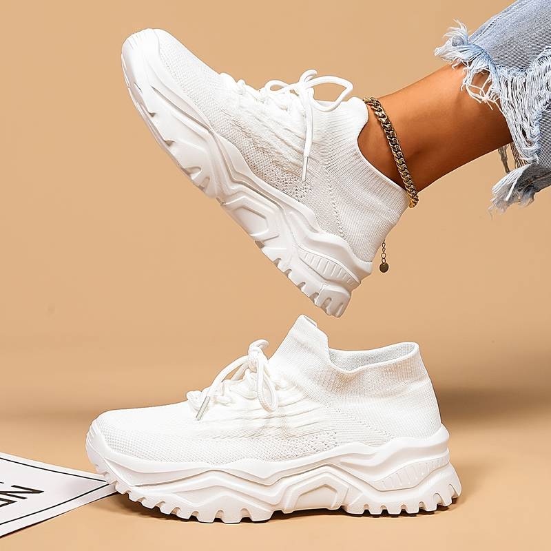 Dames - Orthopedische Sneakers - Geheugenschuim en Voetsteun - Comfortabele Demping - Stijlvolle Wandelervaring