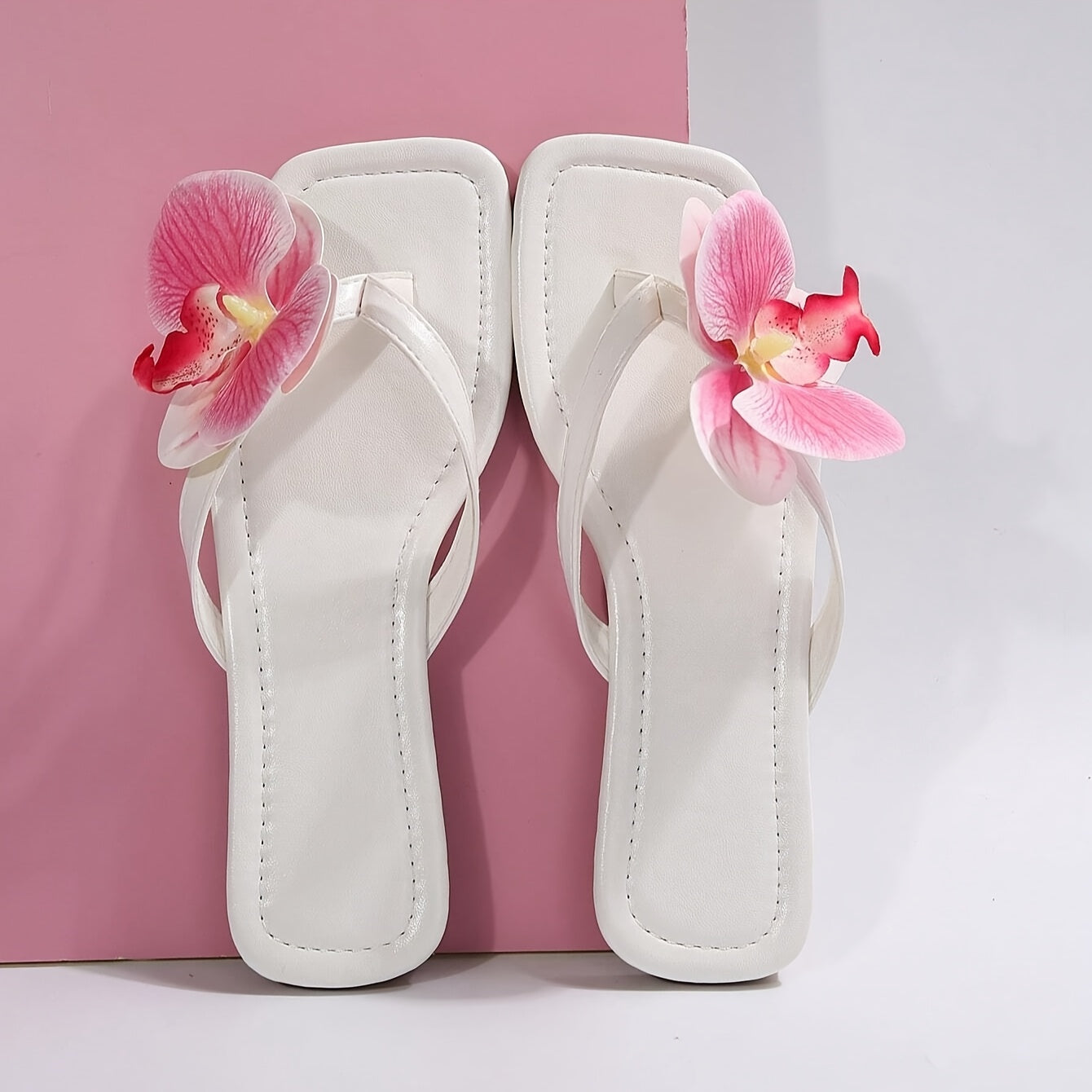 Vrouwen - Zomerse Slippers - Lichtgewicht Ontwerp - Comfortabele Strand Slippers - ORCHIDEE