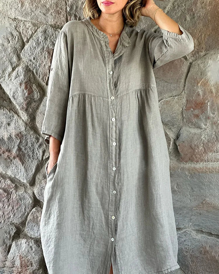 Overhemdjurk - Dames - Losse Pasvorm - Casual Outfit - Mariele