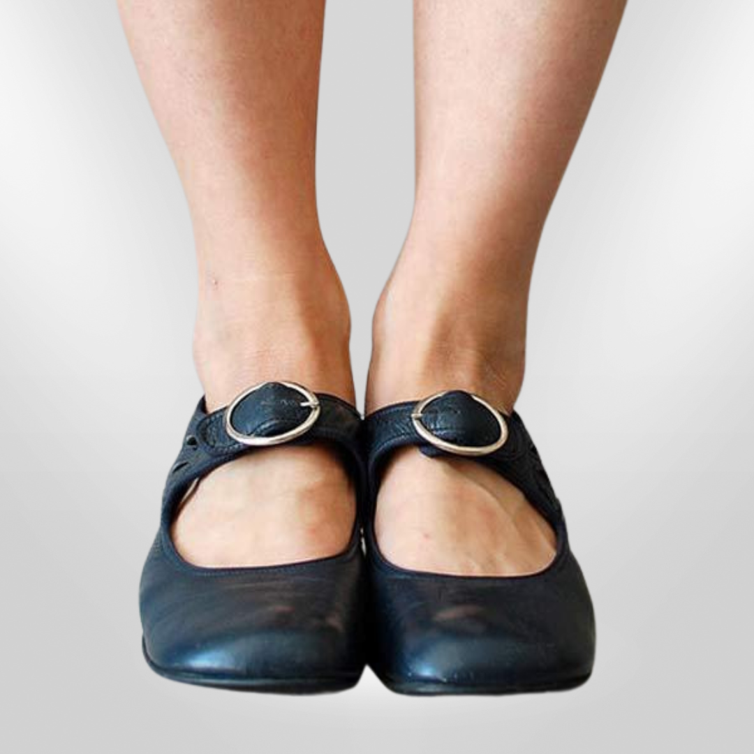 Klassieke leren dames sandalen met tijdloze look en dagelijks comfort – ELIORA CLASSIC