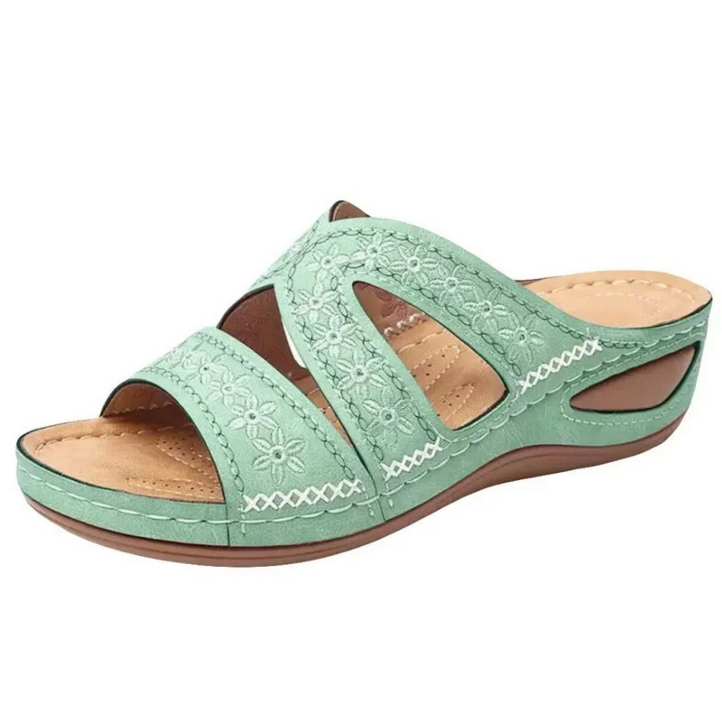 Orthopedische open teen sandalen voor dames met verstelbare pasvorm – VELIA BREEZE