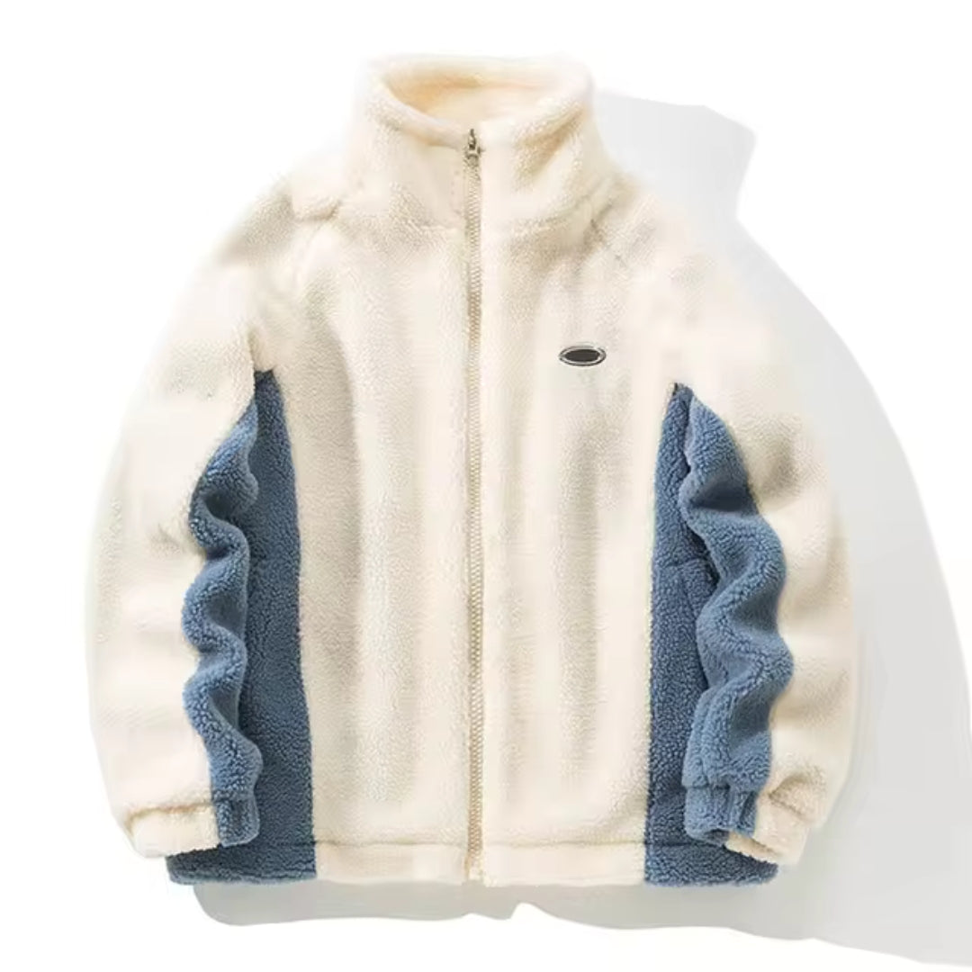 Fleece Jas - Heren - Zacht Warm Fleece - Vintage - Vinta