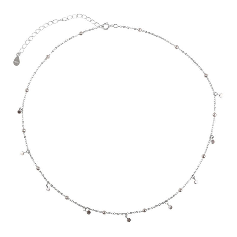 Fijne Dames Choker Ketting met Druppelaccenten voor Elegante Gelegenheden – LILA GLOW