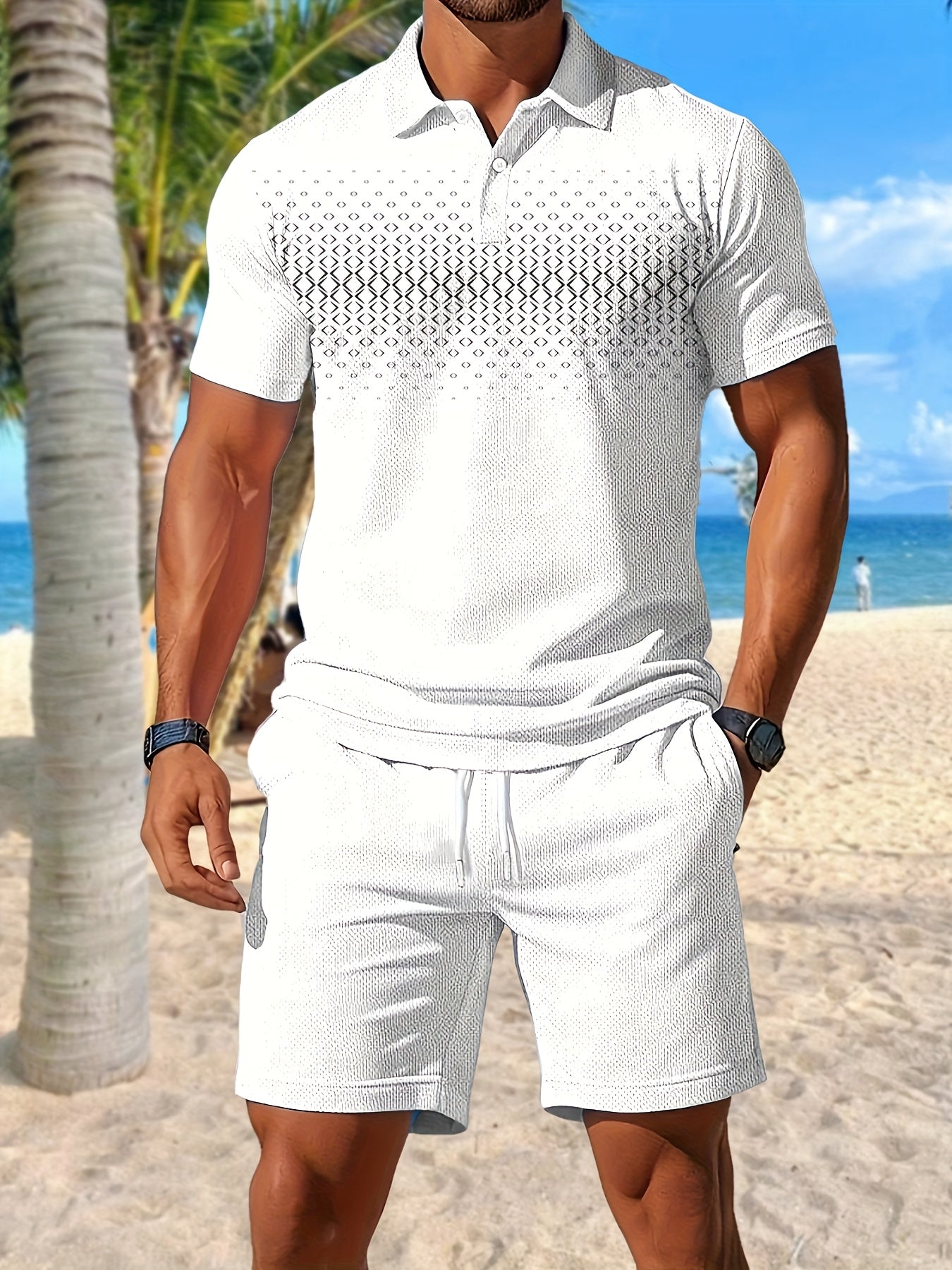 Heren - 2-delige Zomersportset - Sneldrogende Meshstof - Actieve Kleding - ZOMERSET COMFORT