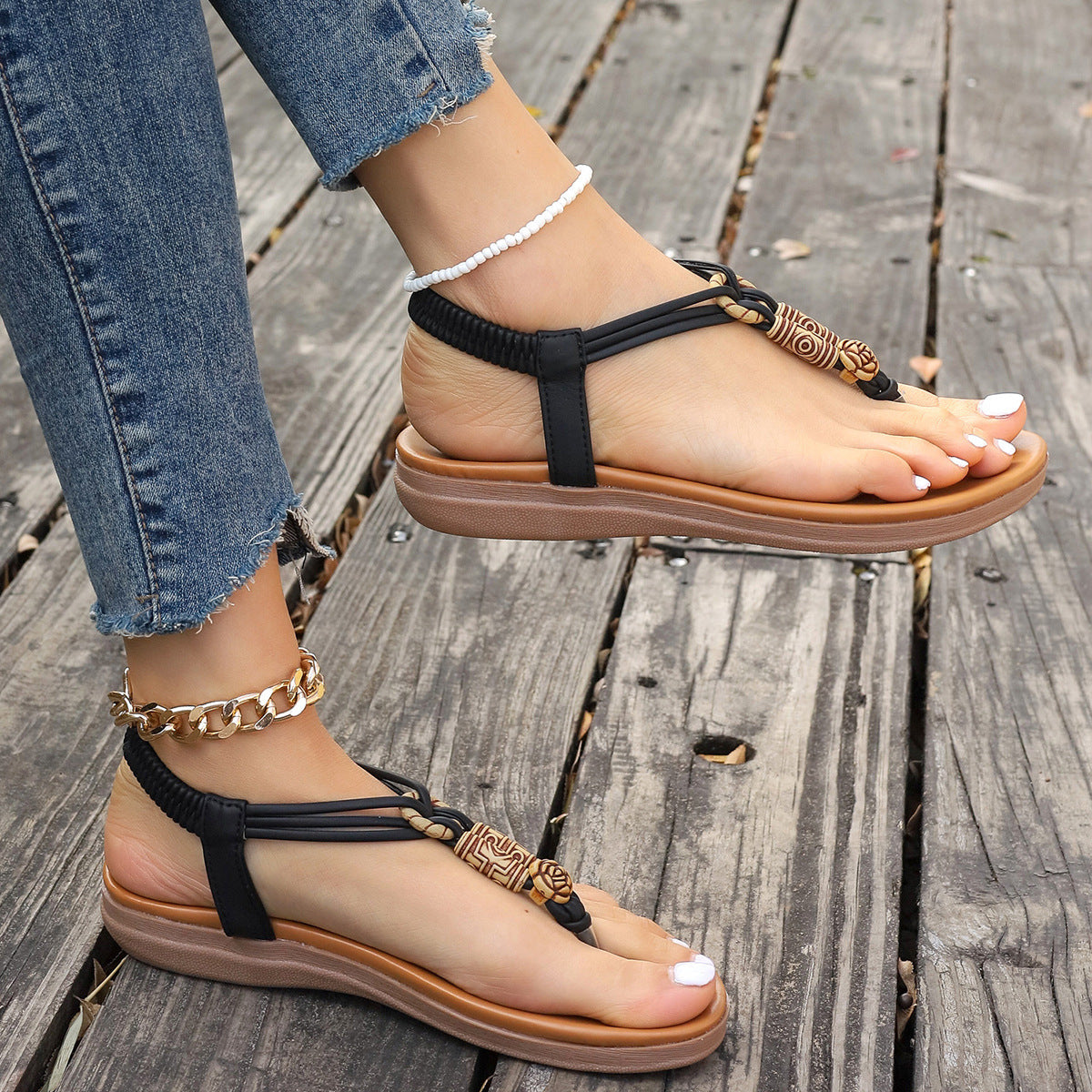 Stijlvolle Sandalen - Dames - Comfortabel Ontwerp - Zomer Footwear - BIANCA