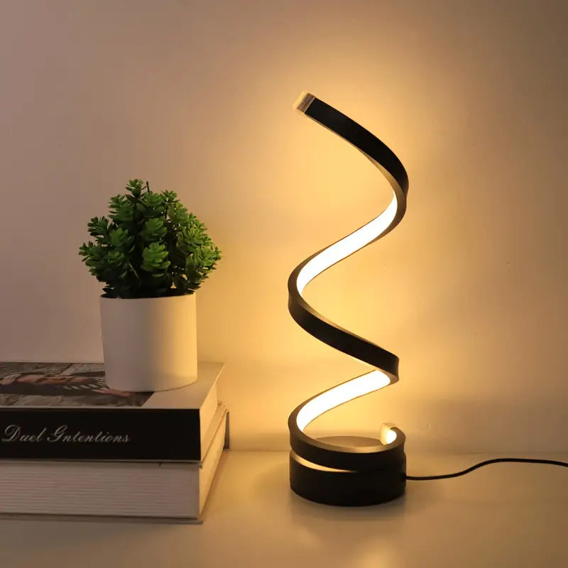 TWISTA – Moderne dimbare LED tafellamp met spiraal design