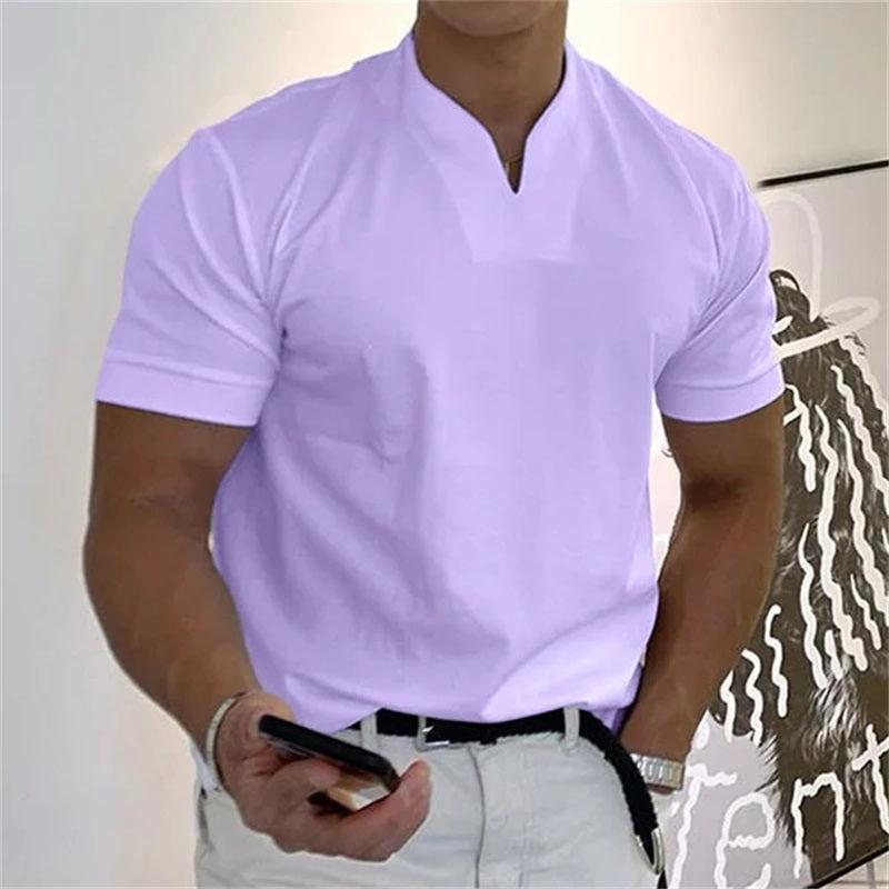 Heren - Slim Casual T-shirt - Ademend Materiaal - Businesswear - MODERN UITSTRALING
