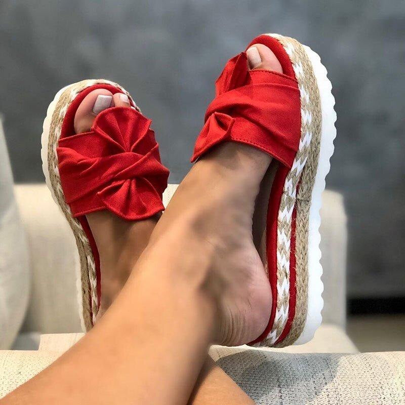 Dames - Orthopedische Sandalen - Comfortabel met Strikje - Ideaal voor Ondersteuning en Stijl