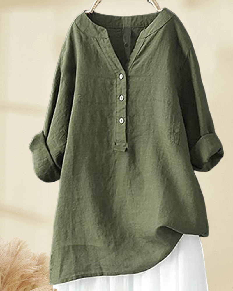 Vrouwen - Blouse met Lange Mouwen - Ademend Materiaal - Stijlvolle Mode - GABI EDGE