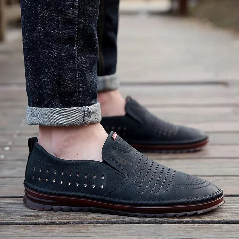 Leren Loafers - Heren - Kunstleer - Stijlvolle Loafers - Via